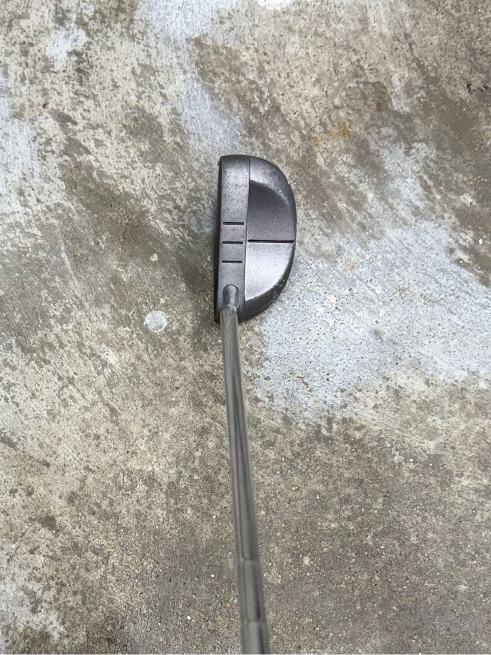 Vintage Knight Intech 1 Balata Insert Mallet Putter RH 37in
